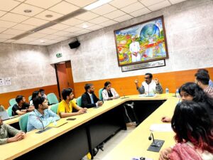 Shri Ram Madhav interacted with the students of International Studies at the Jawaharlal Nehru University and launched a student led bi-monthly magazine on India’s Foreign policy named ‘Ytharth’.